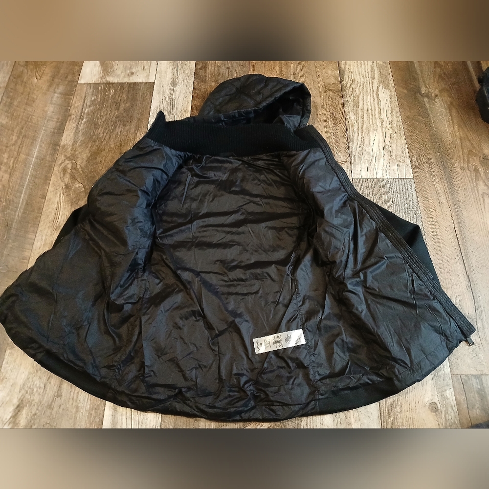 Calvin Klein Black Quilted Hooded Puffer Jacket - Picture 3 of 8